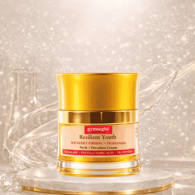 gymsegbë Resilient Youth Neck + Décolleté Cream Anti-Aging Body Gray 1 Jar