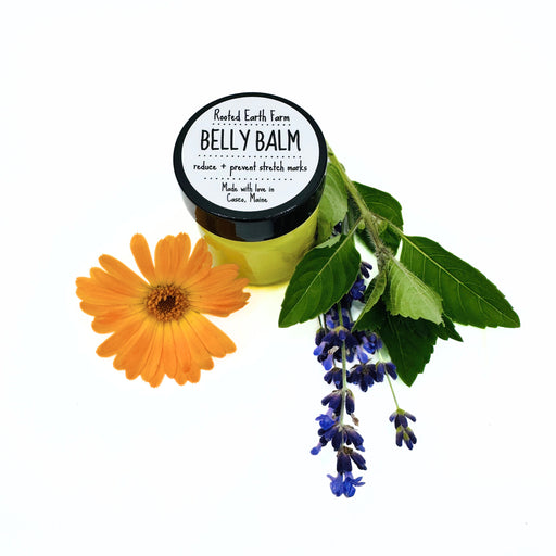 Rooted Earth Farm + Apothecary Belly Balm Herbal Salves + Balms