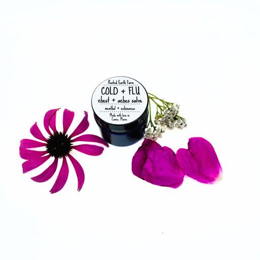 Rooted Earth Farm + Apothecary Cold + Flu Salve Herbal Salves + Balms