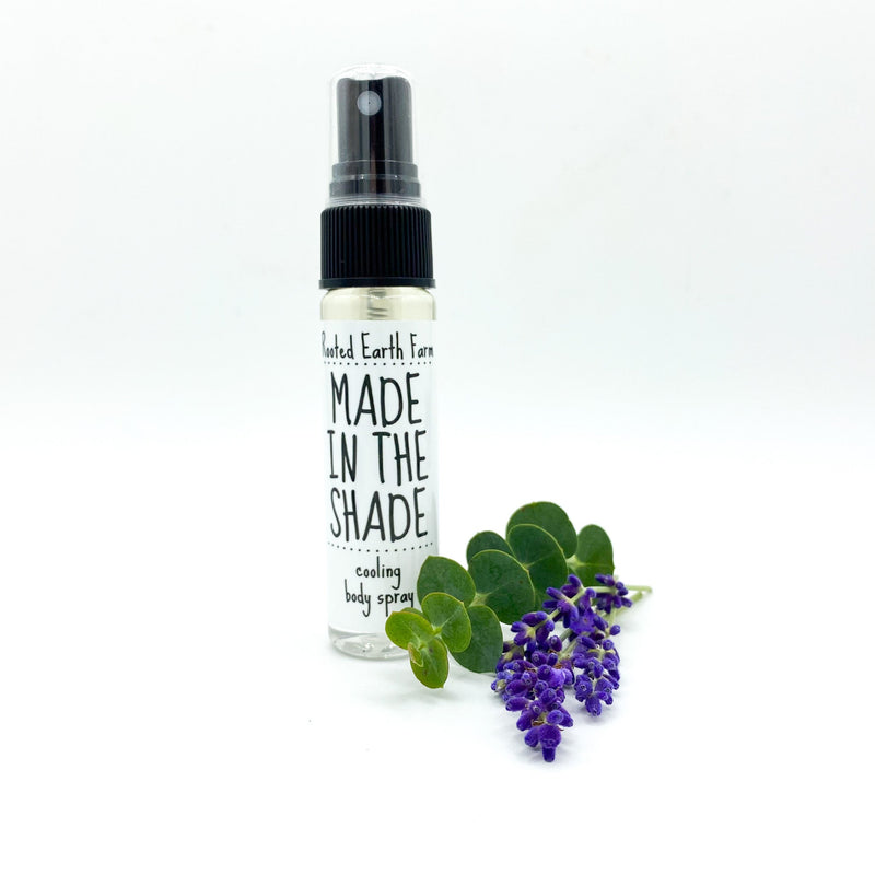 Rooted Earth Farm + Apothecary Made in the Shade Cooling Body Spray Room + Body Sprays