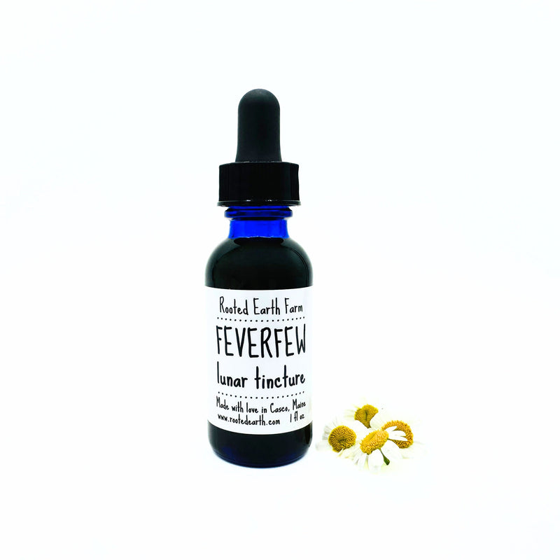 Rooted Earth Farm + Apothecary Feverfew Tincture Tinctures + Capsules