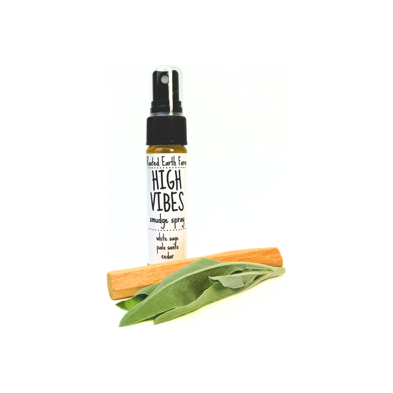Rooted Earth Farm + Apothecary High Vibes Smudge Spray Smudge Sprays