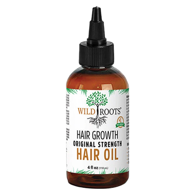 Mill's Beauty Supply WILDROOTS Hair Growth Original Strength Hair Oil, 4 Fl. Oz. Hair Care Products