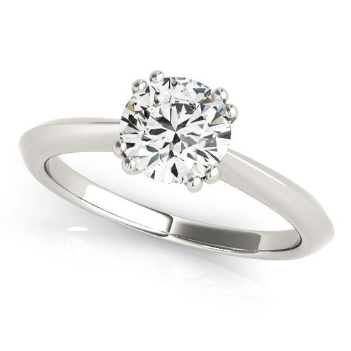 Bids.com 14k White Gold Double Prong Set Solitaire Diamond Engagement Ring (1 cttw) Rings