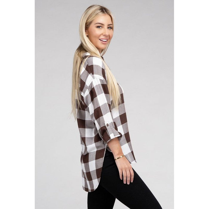 Classic Plaid Flannel Shirt