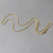 Bids.com 14k Yellow Gold Forsantina Lite Cable Link Chain 1.5mm Necklaces