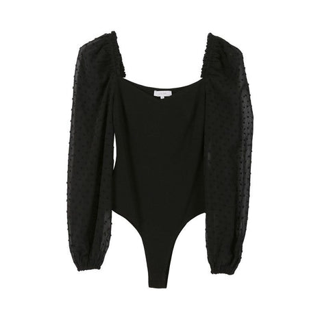 LS Shirring Sleeve Bodysuit