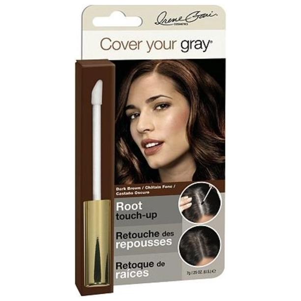 Irene Gari Cover Your Gray Root TouchUp for Women Dark Brown  0.25 oz