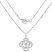 Bids.com 0.57 Carat Genuine White Diamond .925 Sterling Silver Pendant Pendants