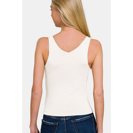 Double Layer V Neck Tank