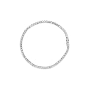 Bids.com 14K White Gold 4.0 Cttw Classic Lab-Grown Diamond Tennis Bracelet (F-G Color, VS2-SI1 Clarity) - 7" Inches Bracelets