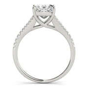 Bids.com 14k White Gold Princess Cut Split Shank Diamond Engagement Ring (1 1/8 cttw) Rings