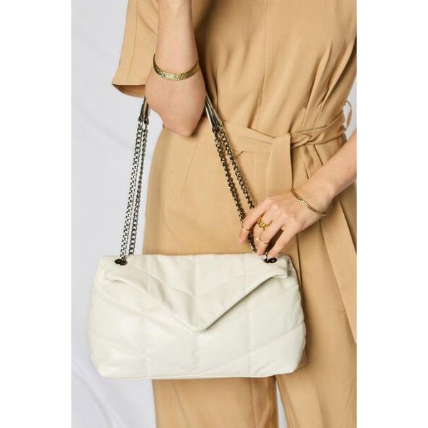 SHOMICO PU Leather Chain Handbag