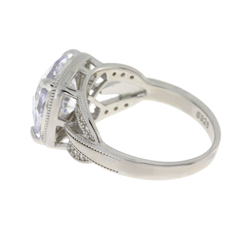 Bids.com Cubic Zirconium Ring Sterling Silver Rings