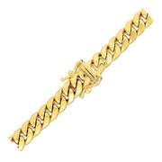Bids.com 6.9mm 14k Yellow Gold Semi Solid Miami Cuban Chain Necklaces