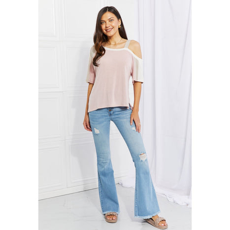 Andree by Unit Something Simple Cold Shoulder Tee