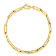 Bids.com 10K Yellow Gold Lite Paperclip Bracelet  (4.20 mm) Bracelets
