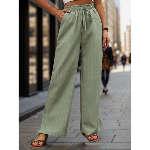 High Waist Wide Leg Pants