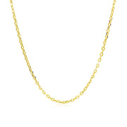 Bids.com 14k Yellow Gold Diamond Cut Cable Link Chain (1.50 mm) Necklaces