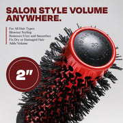 TheSalonGuy 2" Ion Ceramic Round Brush TheSalonGuy Haircare