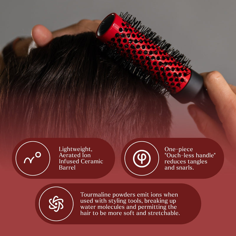 TheSalonGuy 2" Ion Ceramic Round Brush TheSalonGuy Haircare