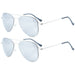 2 Pack 2-6yr Old Kids Child Pilot Metal Sunglasses S15017