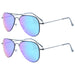 2 Pack 2-6yr Old Kids Child Pilot Metal Sunglasses S15017