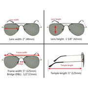 eyekeeper.com 2 Pack 3-10yr Old Kids Child Pilot Metal Sunglasses S15016 Sunglasses