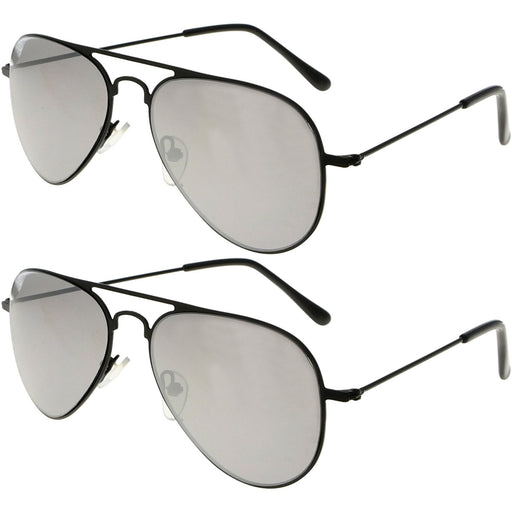 2 Pack 3-10yr Old Kids Child Pilot Metal Sunglasses S15016
