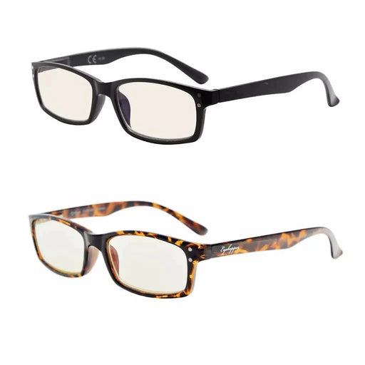 eyekeeper.com 2 Pack Blue Light Filter Reading Glasses CG103 Eyeglasses