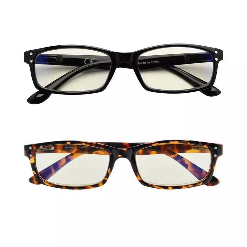 eyekeeper.com 2 Pack Blue Light Filter Reading Glasses CG103 Eyeglasses