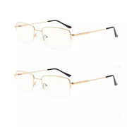 eyekeeper.com 2 Pack Half-rim Blue Light Filter Reading Glasses UVR1702 Eyeglasses