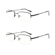 eyekeeper.com 2 Pack Half-rim Blue Light Filter Reading Glasses UVR1702 Eyeglasses