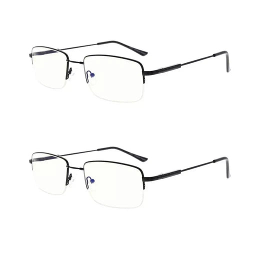 eyekeeper.com 2 Pack Half-rim Blue Light Filter Reading Glasses UVR1702 Eyeglasses