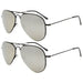 2 Pack Kids Teen Age 8-16 Metal Sunglasses Boys Girls S15018