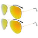 2 Pack Kids Teen Age 8-16 Metal Sunglasses Boys Girls S15018