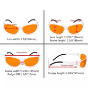 eyekeeper.com 2 Pack Wrapped Sport Blue Light Blocking Eyeglasses DSS080 Eyeglasses