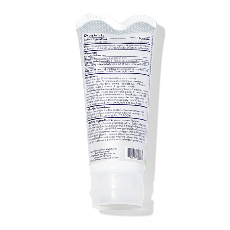 California Baby (No Fragrance) Super Sensitive™ Broad Spectrum SPF 30+ Sunscreen Sunscreen