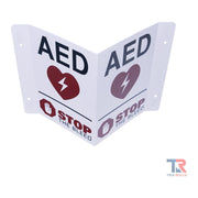 True Rescue Transforming AED / STB Wall Sign Bleeding Control Sign