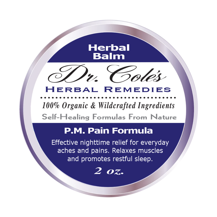 Dr. Cole’s P.M. Pain Herbal Balm