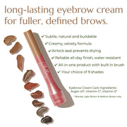 Chella eyebrow cream Brow & Eye White Smoke Beautiful Blonde,Luscious Light Brown,Tantalizing Taupe,Marvelous Medium Brown,Awesome Auburn,Dazzling Dark Brown,Delightful Deep Brown,Graceful Grey,Elegant Ebony