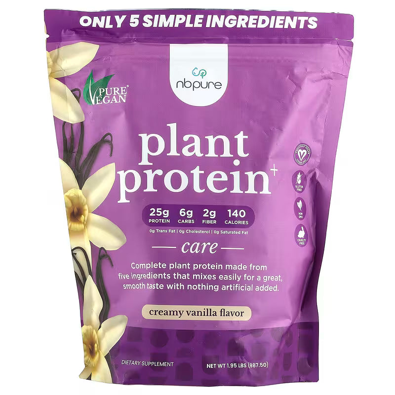 NB Pure NB Pure Plant Protein+, Creamy Vanilla, 1.95 Lbs (887.5 G) Vitamins & Supplements
