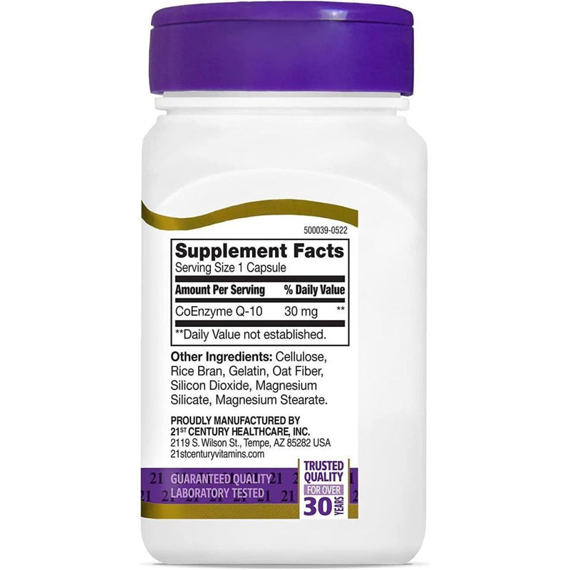 21st Century 21st Century Co Q10 30 Mg Capsules Vitamins & Supplements