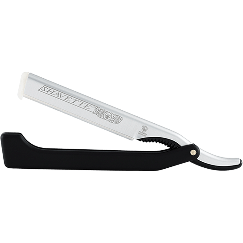 Dovo Dovo Shavette Straight Razor w/ Black Handle 201081 Straight Razor