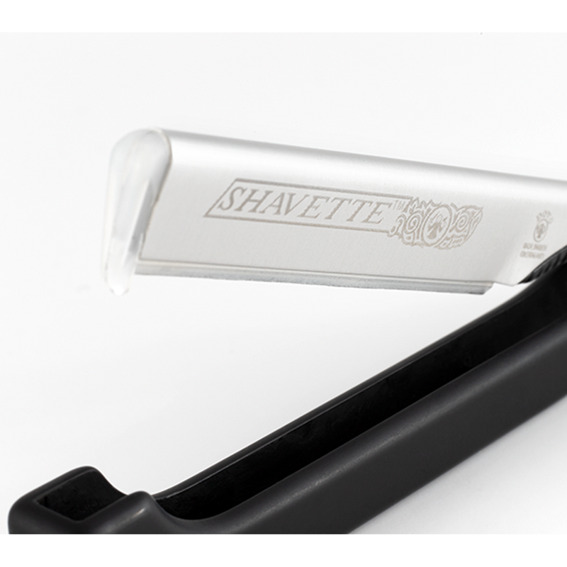 Dovo Dovo Shavette Straight Razor w/ Black Handle 201081 Straight Razor