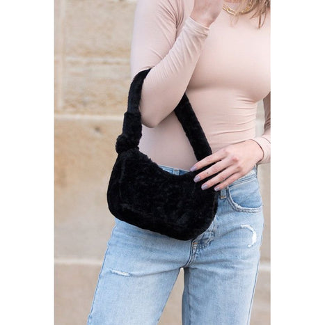 Izzie Plush Shoulder Bag