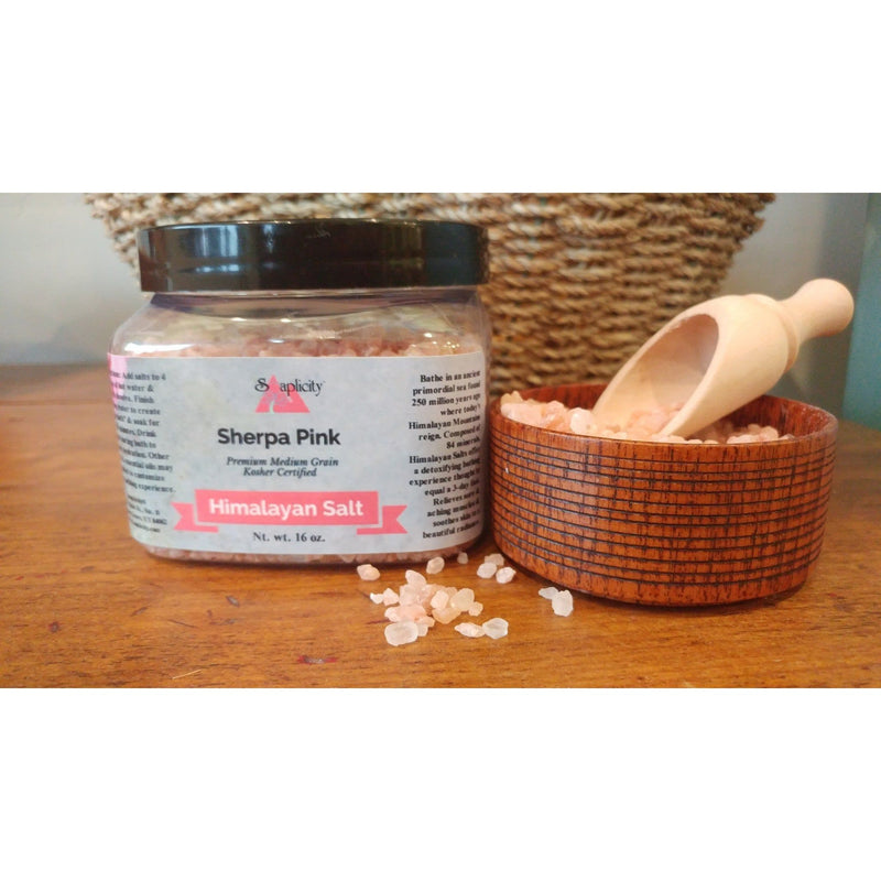 Soaplicity Premium Himalayan Bath Salts, Kosher Certified Bath Salts