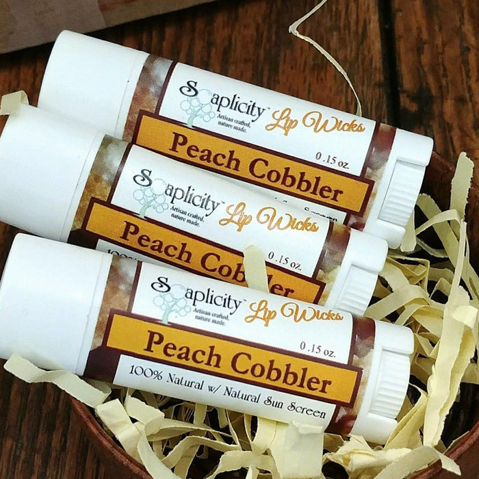 Soaplicity - Peach Cobbler Lip Wick Lip Balm