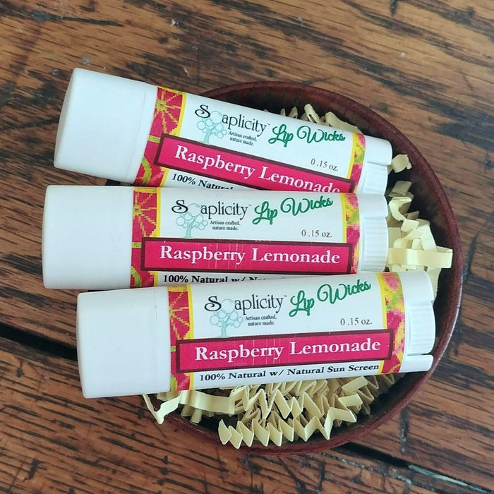 Soaplicity - Raspberry Lemonade Lip Wick Lip Balm