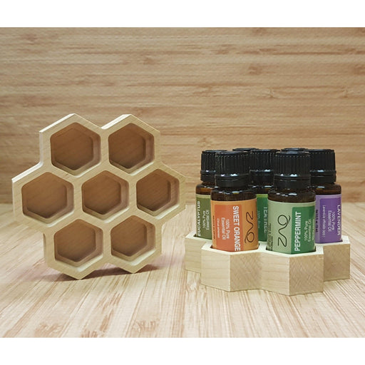 ZAQ Skin & Body - Essential Oils Honeycomb Holder For 15Ml Or 5Ml Bottles - Handmade